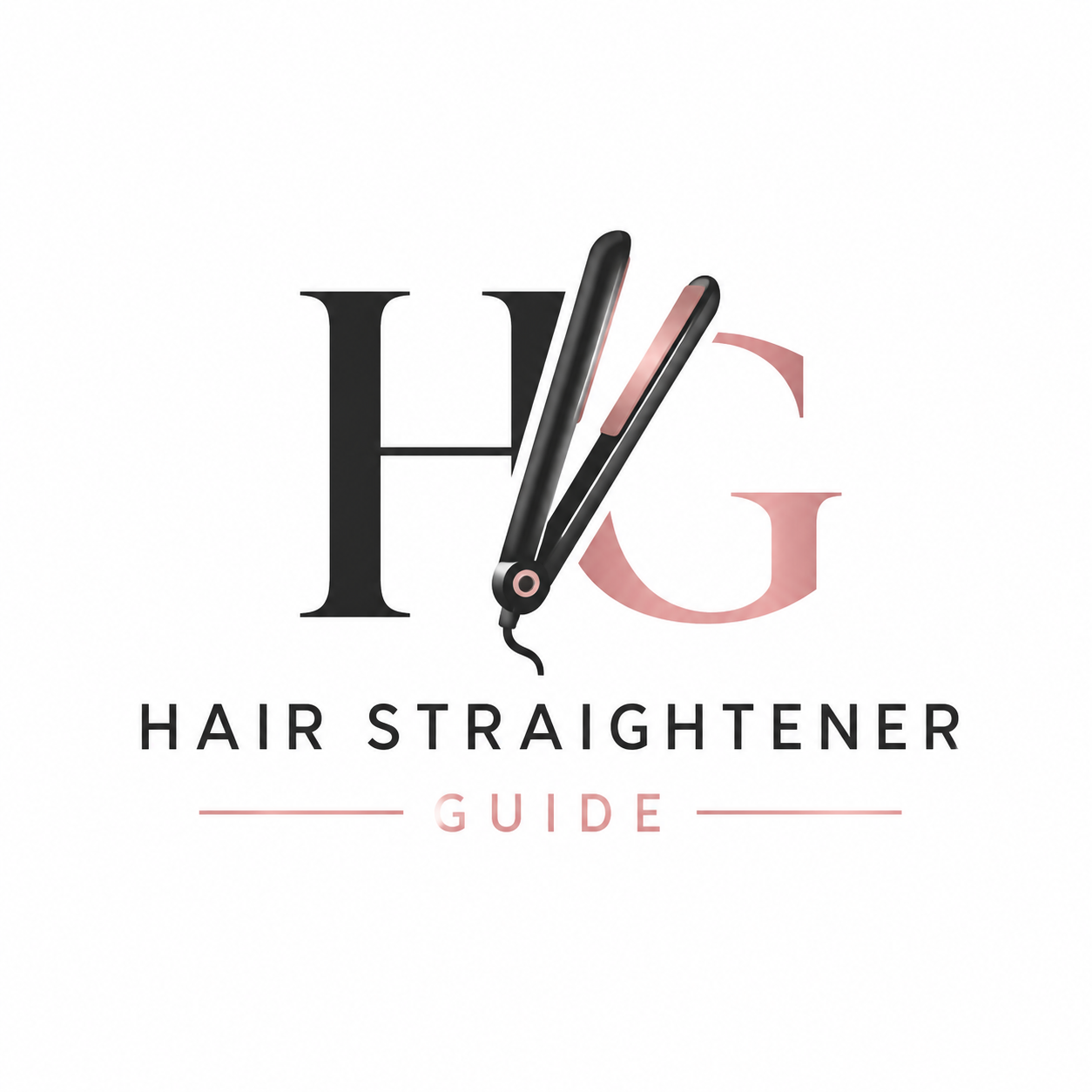 Hair straightener guide